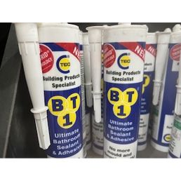 C-Tec BT1 Bathroom Sealant & Adhesive 290ml White