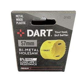 57mm Premium Holesaw DART- Qty 2